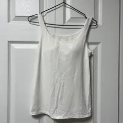 【UNIQLO】AIRism ホワイト ブラタンクトップ