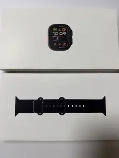 美品 AppleWatchUltra2ブラック＋オーシャンバンド＋カーボンケース
