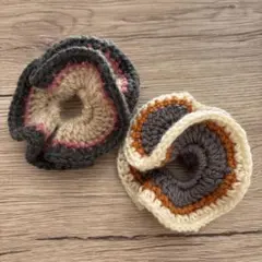 ハンドメイド　シュシュ2個セット