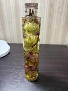 ハーバリウムボトル ドライフラワー入り