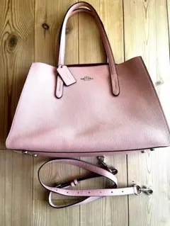 COACH 2way トートバッグ ピンク