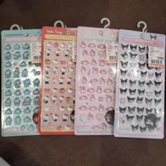 サンリオ ボンボンドロップシール 4枚セット