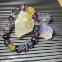 天然石 キャンディ フローライト ブレスレット