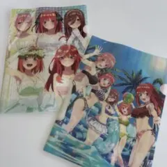 五等分の花嫁 映画版 水着 ウェディングドレス クリアファイル A4サイズ