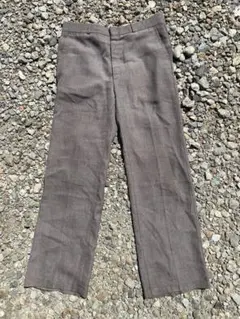 推定90s FARAH スラックス SCOVILLジップ ブラウンのサムネイル