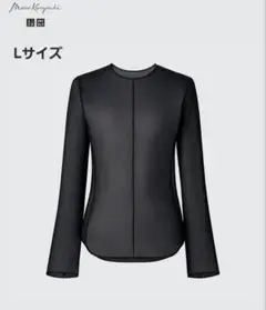 新品未使用　ユニクロ マメクロゴウチ シアークルーネックTシャツ ブラック