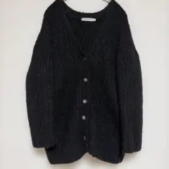 MOUSSY ブラック カーディガン FREEサイズ