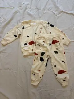 セットアップ　トレーナー　キッズ　ベビー　90サイズ 100サイズ　テラゾー柄