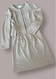 NATURAL BEAUTY セットアップピンクベージュ S セレモニー 入学式