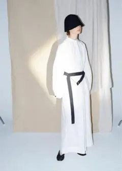 新品 -HEAVEN- ホワイト　シャツワンピース 長袖