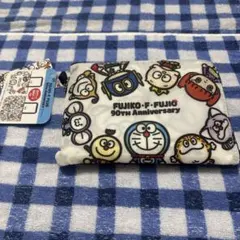 ドラえもん 藤子・F・不二雄 折りたたみエコバッグ ポップデザイン 90周年