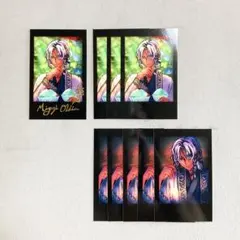 悪魔執事と黒い猫　あくねこ　夏の思い出チェキ風カード　ミヤジ　箔押し