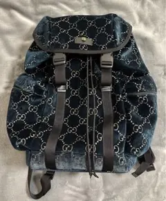【美品】GUCCI ベルベット バックパックのサムネイル