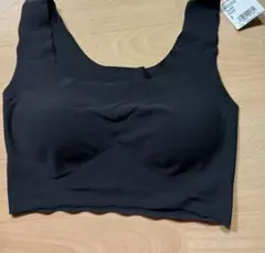 黒 スカラップエッジ ブラトップ