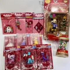 미사용 ディズニー クリスマスオーナメント フィギュア 12点 묶음 판매