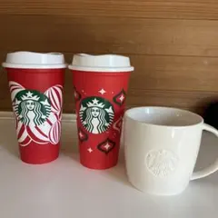 スタバ リユーザブルカップ 355ml 3個、473ml3個 - メルカリ
