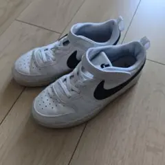 NIKE キッズ スニーカー ホワイト ブラック21センチ