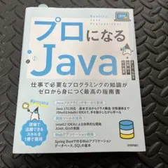 プロになるJava―仕事で必要なプログラミングの知識がゼロから身につく最高の指…
