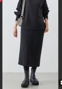 ビアズリー beardsley ダンボールタイトスカート ブラック size3