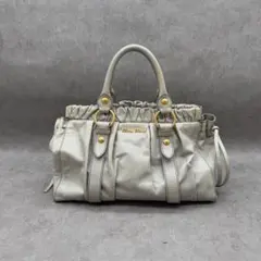 miu miu vitello lux side ribbon Bag y2k