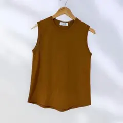 ADAM ET ROPE' アダムエロペ タンクトップ ブラウン