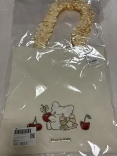 はなまるおばけ Maison de FLEUR スクエアフリルハンドルトート