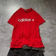 10s adidas logo s/s tee y2k 平成ギャル ピチT