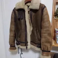 Schott フライトジャケット B-3 羊革ムートンボア 38 USA製