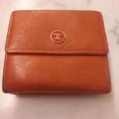 CHANEL シャネル 三つ折り ココマーク コンパクト レザー キャビア