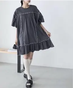 forksy. 半袖ワンピース