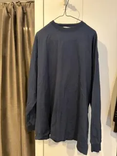 BASQUE ネイビー 長袖シャツ グラフィック