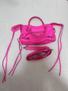 ♡BALENCIAGA City ピンク 2way バック♡ Balenciaga Le City Bag Medium in vintage pink Arena Storico