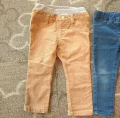 コーデュロ ボトムス ベージュ