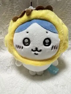 ちいかわ　ハチワレ　もちっとぷちミニマスコット　被り物のみ　プリン　黄色