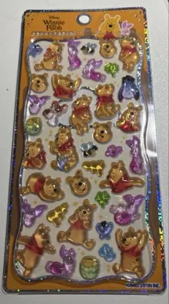 正規品 プーさん プチドロップステッカー ディズニー