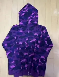 希少 A BATHING APE ムック本限定通販パープルカモパーカー
