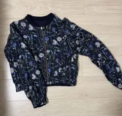 ブルーレーベル・クレストブリッジ ボタニカル柄リバーシブル ブルゾンジャケット