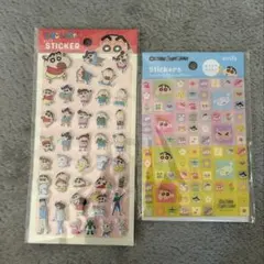 クレヨンしんちゃん ステッカー シール 2種セット
