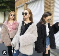 ファーコート ブルゾン