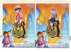 ズートピア ポリスバッジ フィギュアセット 2個