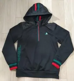 防寒　ルコックゴルフ2wayモックネック　ハイネックハーフジップフード付き