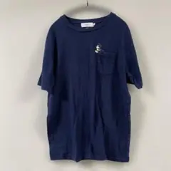 B:MING by BEAMS ミッキー Tシャツ ネイビー