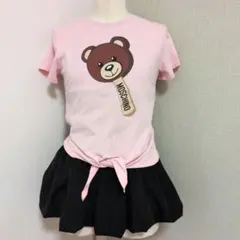 MOSCHINO モスキーノ テディベア Tシャツ くま　ピチT y2k平成ギャのサムネイル