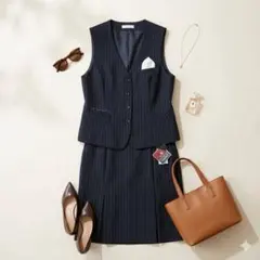 ボンマックス事務服ベスト・スカート(13号)