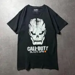 公式ブラックオプス3 BO3 メキシコ製　ゲーム　ロゴプリント　FPS 黒　S