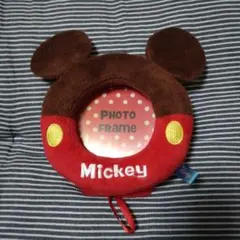 ミッキー フォトフレーム ぬいぐるみ