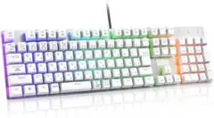 e元素 メカニカル式キーボード ゲーミングキーボード 赤軸 日本語配列 テンキー