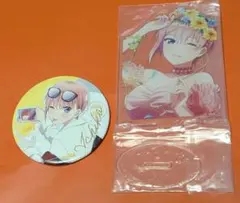 五等分の花嫁　中野一花 BIG缶バッジとアクリルスタンド