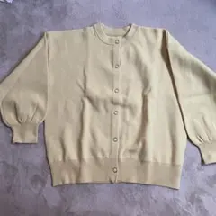 イエロー 長袖カーディガンINGNI