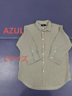 AZUL BY MOUSSY ストライプシャツ 長袖 Lサイズのサムネイル